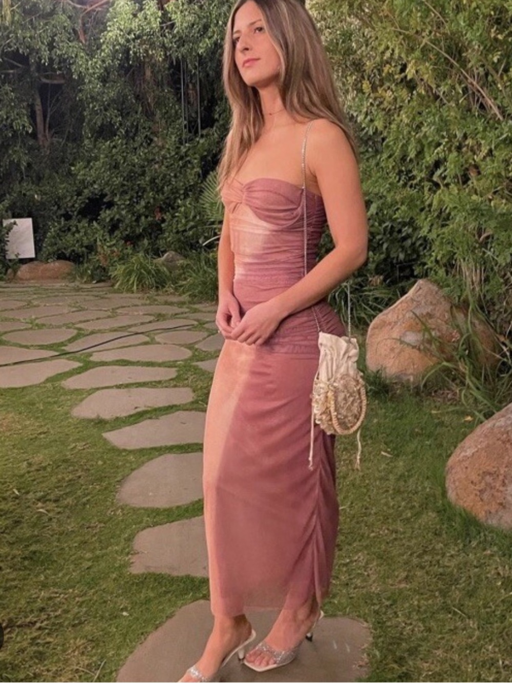 Tulle midi dress - Picture 4 of 5
